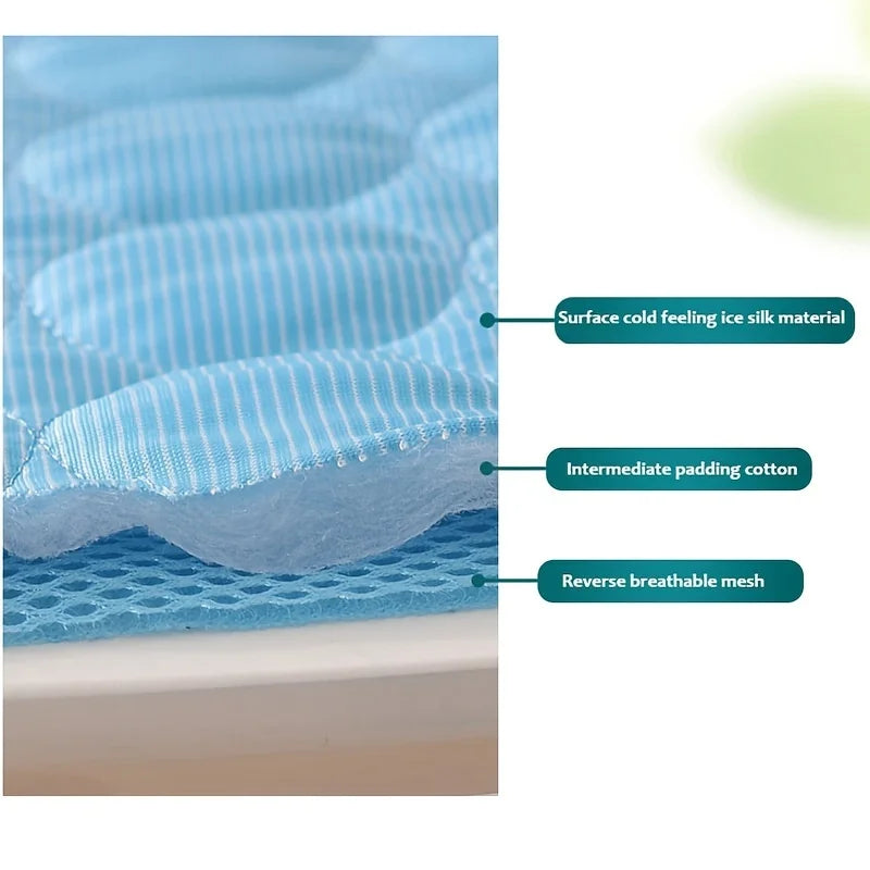 ❄️ Tapis Rafraîchissant Été – Confort Glacial pour Chiens & Chats