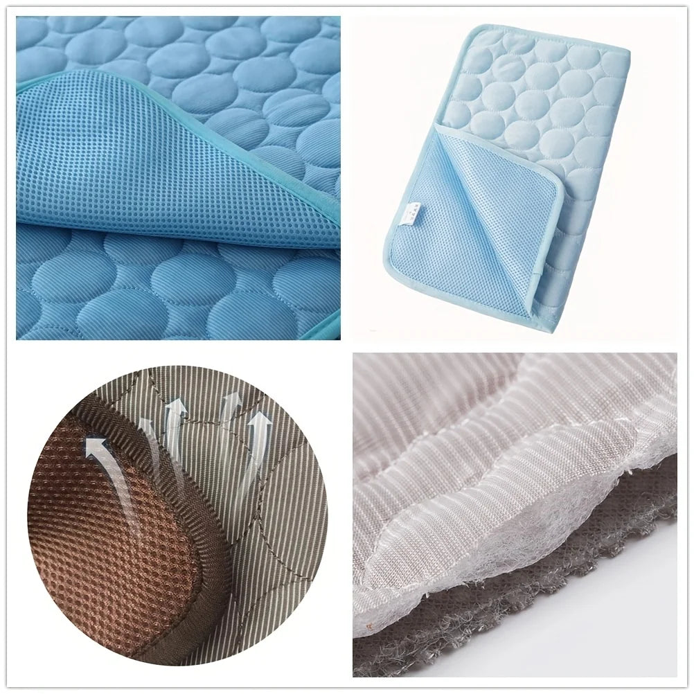 ❄️ Tapis Rafraîchissant Été – Confort Glacial pour Chiens & Chats