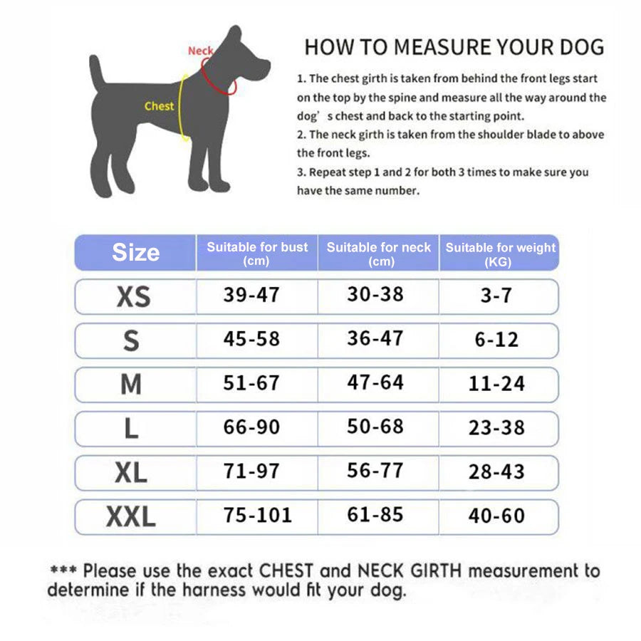 🐾 Harnais Personnalisé Anti-Traction pour Chien – Réfléchissant & Respirant