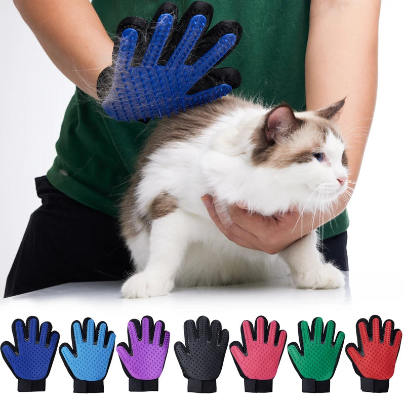 🐾Gant Brosse de Toilettage 2-en-1 pour Animaux – Massage, Nettoyage & Élimination des Poils |