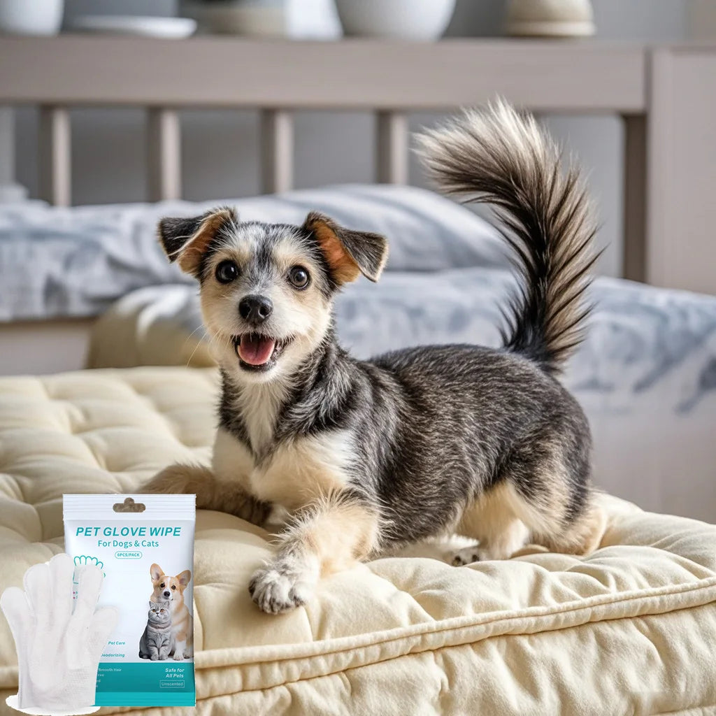 🐾 Gants Nettoyants Jetables pour Chiens & Chats