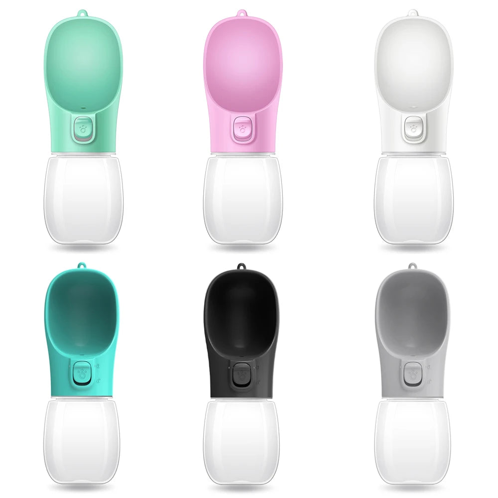 💧Gourde Portable Anti-Fuite pour Chiens & Chats – Avec Bol Intégré