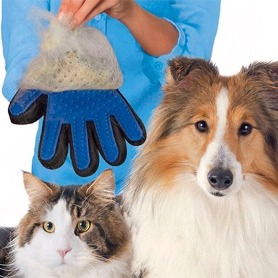 🐾Gant Brosse de Toilettage 2-en-1 pour Animaux – Massage, Nettoyage & Élimination des Poils |